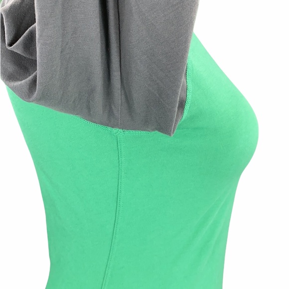 Nike Running Dri-Fit Green & Gray Hooded Tee - Picture 6 of 16